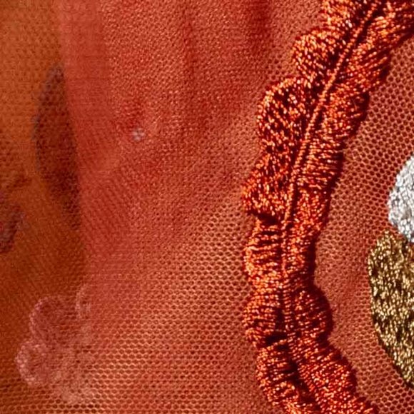 Philosophy Floral Embroidered Mesh Dress size L - Picture 8 of 8